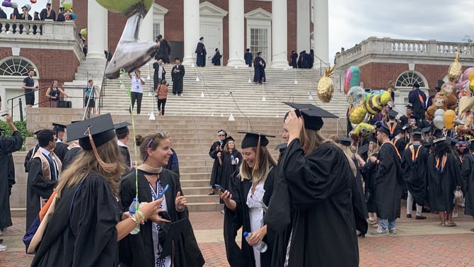 UVA Graduation Weekend Memories in Charlottesville